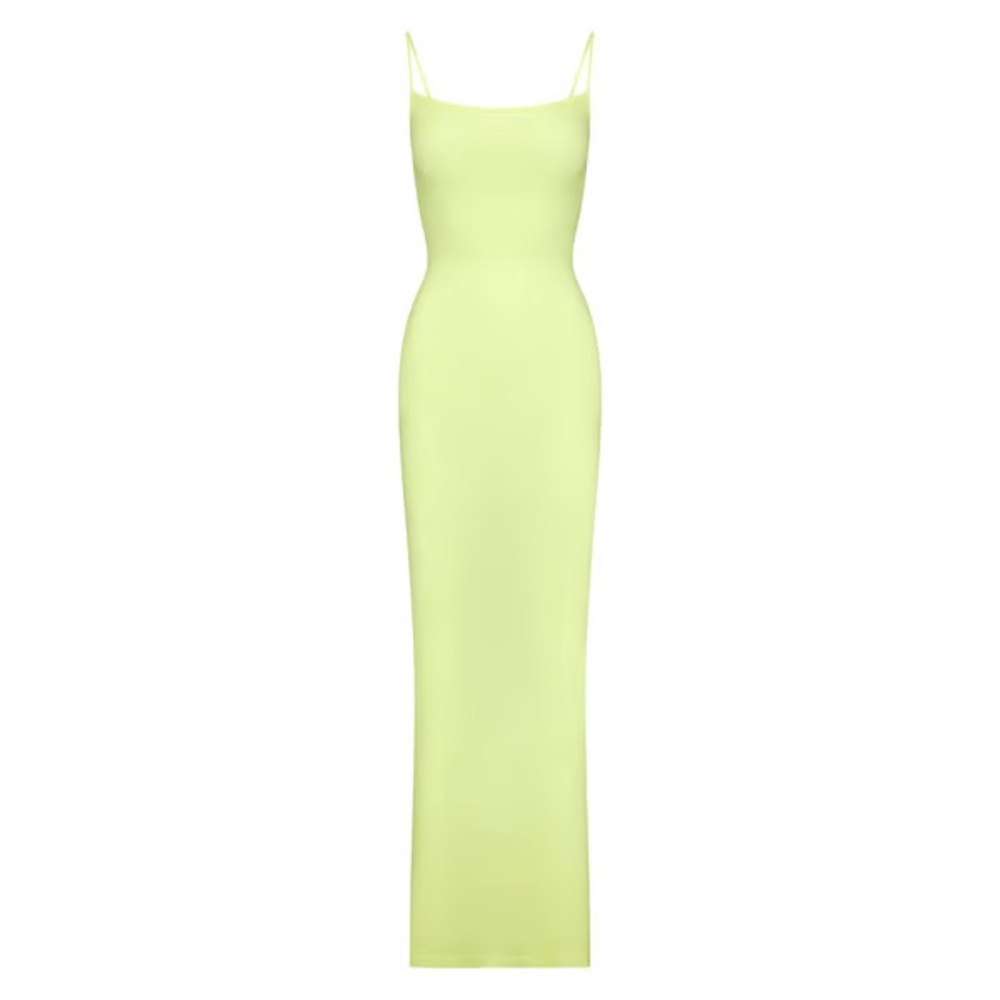 BNWOT Skims Soft Lounge Maxi Dress Lemonade L